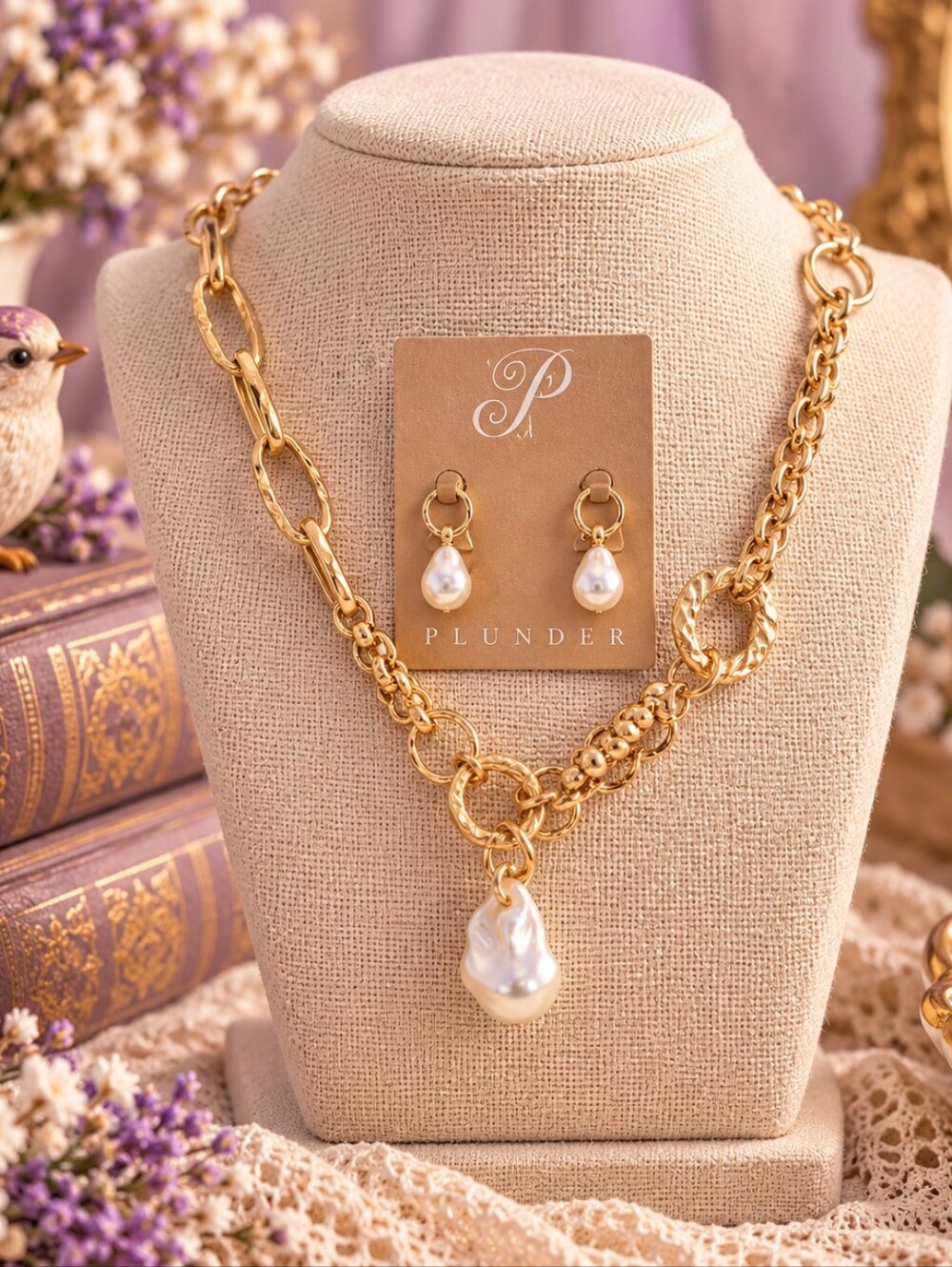 Plunder Bundle Necklace And Earrings